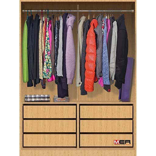 Armoire dressing H200 × L150 × P60 cm