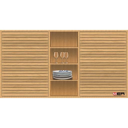 Vaisselier H85 × L160 × P60 cm